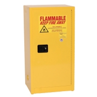Yellow Flammable Liquid Safety Storage Cabinet (16 Gallons)