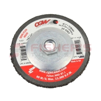 Semi-Flex Silicon Carbide Type 27 Disc 4-1/2" (24 Grit)
