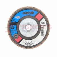 Silicon Carbide Ultimate Type 27 Flap Disc - 4-1/2" 240 Grit (5/8"-11 Arbor)
