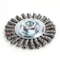 Cable Twist Wheel Brush (4")