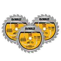 Flexvolt Circular Saw Blade 3 Pack 7-1/4" (24 Teeth)