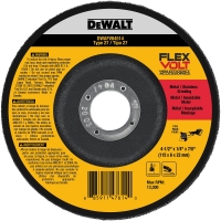 Flexvolt Metal Grinding Type 27 Wheel 4-1/2" - 7/8 Arbor (1/4" Thick)