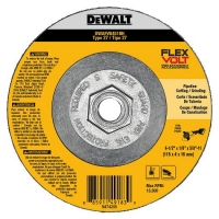 Flexvolt Metal Grinding Type 27 Wheel 4-1/2" - 5/8-11 Arbor (1/8" Thick)