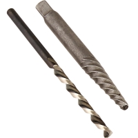 Screw Extractor and Left Handed Drill Bit Combo Set - #3 and 5/32"