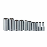 10 Piece Deep Socket Set, 3/8" Drive