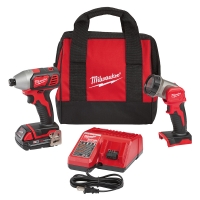 M18 Lithium-Ion Cordless Impact Driver/Worklight Kit 18-Volt