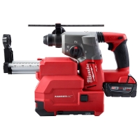 M18 FUEL Lithium-Ion Brushless 1" SDS-Plus Rotary Hammer and Hammervac Dedicated Dust Extractor Kit 18-Volt