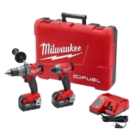 M18 FUEL Lithium-Ion Cordless Brushless Hammer Drill/Impact Driver Combo Kit with 2-Pack XC Batteries 18-Volt