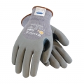 Seamless Knit Dyneema/Engineered Yarns Glove with Nitrile Coated Foam Grip on Palm, Fingers & Knuckles (Large)