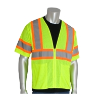 ANSI Type R Class 3 Value Two-Tone Mesh Vest Orange (Large)