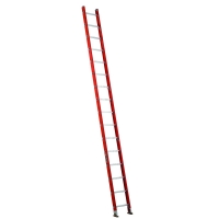 Fiberglass Straight Ladder with 300-pound Load Capacity (16 Foot)
