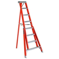 Fiberglass Tripod Stepladder 8 ft. 300 lb. Load Capacity