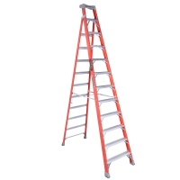 Fiberglass Step Ladder 12 ft. 300 lb. Load Capacity