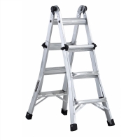 Aluminum Multipurpose Ladder, 11 ft. 375 lb. Load Capacity