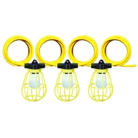 LED Light String with Plastic Cage 100 ft