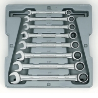 Combination Ratcheting Wrench Set SAE 8 Piece