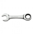 Stubby Combination Ratcheting Wrench 7/16"
