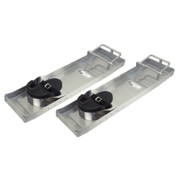 Deluxe Heavy-Duty Stainless Steel Knee Boards (Pair)