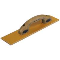 Square End Laminated Canvas Resin Hand Float with Cork Handle 18" x 3-1/2"
