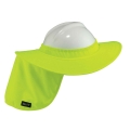 Chill-Its 6660 Hard Hat Brim w/ Shade Hi-Viz Lime