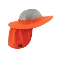 Chill-Its 6660 Hard Hat Brim w/ Shade Hi-Viz Orange