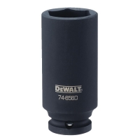 Impact Socket 6 Point 1/2" Drive 1-1/16"