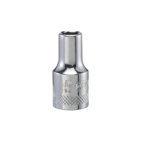 Standard Socket 6 Point 1/4" Drive 5mm