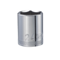 Standard Socket 6 Point 1/2" Drive 24mm