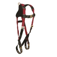 Tradesman Plus Standard Non-belted Harness with back D-Ring - Red (Universal Fit)
