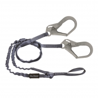 Internal Y-Leg Shock Absorbing Lanyard with Rebar Hooks Loop (6 Feet)