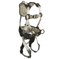 FlowTech Full Body Belted Construction Harness Gray/Black (Size X Large)
