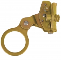 Hinged Self-Tracking 5/8-Inch Rope Grab with 2-Inch Connecting Eye