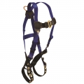 Contractor Full Body Harness with 1 D-Ring and Tongue Buckle Leg Straps (Universal Fit)