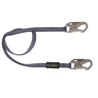 Restraint Lanyard Single Leg with 2 Snap Hooks (6 Feet)