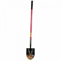 Square Point Shovel with Fiberglass Handle and Cushion Grip