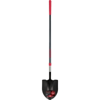 Round Point Shovel with Fiberglass Handle