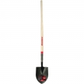 Round Point Shovel Open Back with Wood Handle