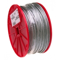 High Strength Cable with Galvanized 7 x 19 Wire (3/16")