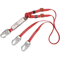 PRO Pack Adjustable 100% Tie-Off Shock Absorbing Lanyard