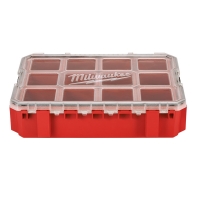 Red Deep Pro Small Parts Organizer 10-Compartment