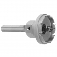 Thin-Gauge Carbide Hole Saw Complete 1-7/16" (1/4"DD)
