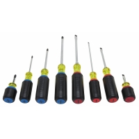 Vinyl Grip Screwdriver Set with Pouch (8 Piece)