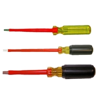 Cabinet Tip Screwdriver, Cushion Grip 3/16" x 10"