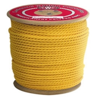 3-Strand Polypropylene Rope 5/8" Yellow (Sold by Foot)