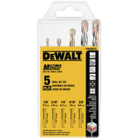 Multi Material Drill Bit Set (5-Piece)