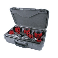 Industrial Bi-Metal Hole Saw Kit with Case (15 piece)