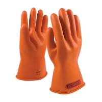 Class 0 Rubber Insulating Glove with Straight Cuff 11" Orange (Size 12)
