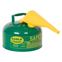 2-Gallon Green Safety Can (Type I) with F15 Funnel