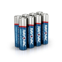 High Energy Alkaline AAA Batteries (8-Pack)