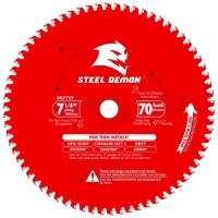 Steel Demon Ferrous Metal Saw Blade 7-1/4" (70 Teeth)